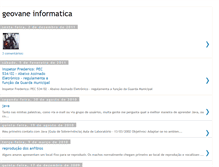 Tablet Screenshot of geovaneinformatica.blogspot.com