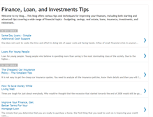 Tablet Screenshot of my-finance-tips.blogspot.com