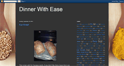 Desktop Screenshot of dinnerwithease.blogspot.com