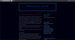 Desktop Screenshot of homicidios.blogspot.com