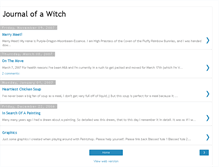 Tablet Screenshot of journalofawitch.blogspot.com