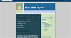 Desktop Screenshot of educapedroleopoldo.blogspot.com