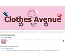 Tablet Screenshot of clothesavenue.blogspot.com