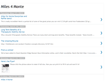 Tablet Screenshot of miles4monte.blogspot.com