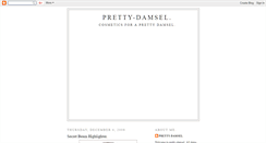 Desktop Screenshot of pretty-damsel.blogspot.com