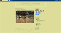 Desktop Screenshot of jseylerworld.blogspot.com