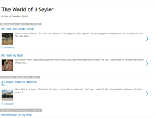 Tablet Screenshot of jseylerworld.blogspot.com