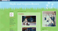 Desktop Screenshot of dayleandvirginiabrown.blogspot.com