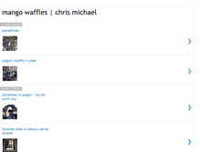 Tablet Screenshot of chrismichael.blogspot.com