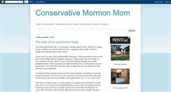 Desktop Screenshot of conservativemormonmom.blogspot.com
