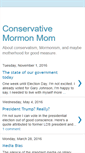 Mobile Screenshot of conservativemormonmom.blogspot.com
