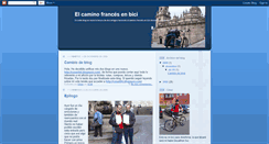 Desktop Screenshot of elcaminoenbici2008.blogspot.com