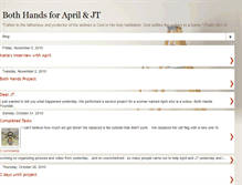 Tablet Screenshot of bothhandsforjt.blogspot.com
