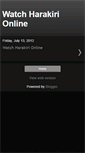 Mobile Screenshot of harakiri-full-movie.blogspot.com