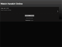 Tablet Screenshot of harakiri-full-movie.blogspot.com