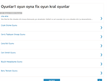 Tablet Screenshot of oyunlar1oyunlar1.blogspot.com