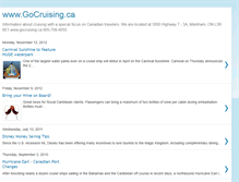 Tablet Screenshot of cruisenewsforcanadians.blogspot.com