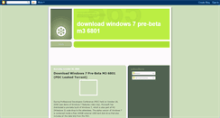 Desktop Screenshot of downloadwindow-7.blogspot.com