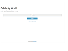 Tablet Screenshot of celebrityworldd.blogspot.com