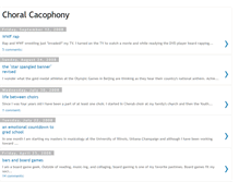Tablet Screenshot of choralcacophony.blogspot.com