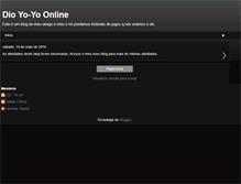 Tablet Screenshot of dioyoyoyogames.blogspot.com