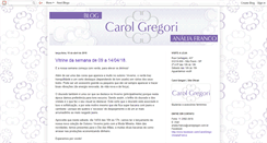 Desktop Screenshot of carolgregorianaliafranco.blogspot.com