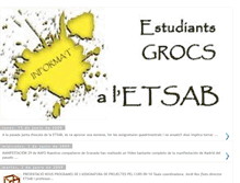 Tablet Screenshot of estudiantsgrocs.blogspot.com