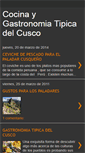 Mobile Screenshot of gastronomia-tipica-cusco.blogspot.com