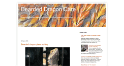 Desktop Screenshot of bearded-dragon-care.blogspot.com
