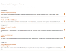 Tablet Screenshot of bearded-dragon-care.blogspot.com