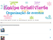 Tablet Screenshot of equipecriativiarte.blogspot.com