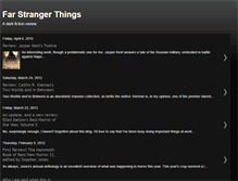 Tablet Screenshot of farstrangerthings.blogspot.com