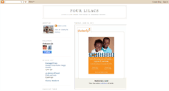 Desktop Screenshot of fourlilacs.blogspot.com
