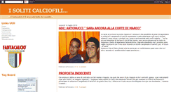 Desktop Screenshot of isoliticalciofili.blogspot.com