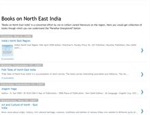 Tablet Screenshot of books-on-north-east-india.blogspot.com