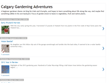 Tablet Screenshot of calgary-gardening-adventures.blogspot.com