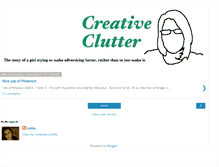 Tablet Screenshot of caitlinscreativeclutter.blogspot.com
