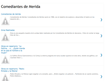 Tablet Screenshot of comediantesmerida.blogspot.com