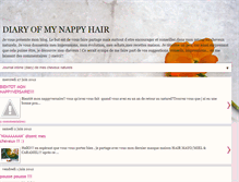 Tablet Screenshot of diarynappyhair.blogspot.com