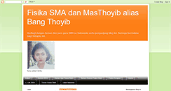 Desktop Screenshot of masthoyib.blogspot.com