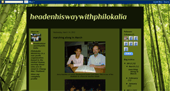 Desktop Screenshot of headenhiswaywithphilokalia.blogspot.com