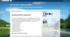 Desktop Screenshot of noticiaslibertador.blogspot.com