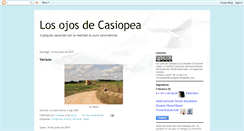 Desktop Screenshot of losojosdecasiopea.blogspot.com
