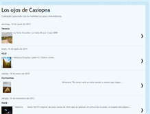 Tablet Screenshot of losojosdecasiopea.blogspot.com