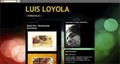 Desktop Screenshot of luismloyola.blogspot.com