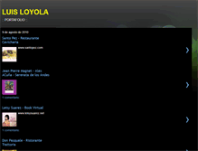 Tablet Screenshot of luismloyola.blogspot.com