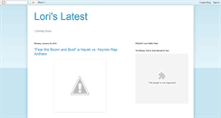 Desktop Screenshot of bluelori.blogspot.com