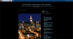 Desktop Screenshot of eslcenturycollege.blogspot.com