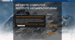 Desktop Screenshot of infobytecomputerinstitutektp.blogspot.com