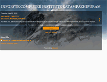 Tablet Screenshot of infobytecomputerinstitutektp.blogspot.com